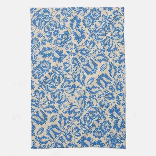 William Morris Venetian Flower Damask Brocade Geschirrtuch (Vertikal)