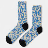 William Morris Venetian Flower Damask Brocade Socken (Linkes Detail)