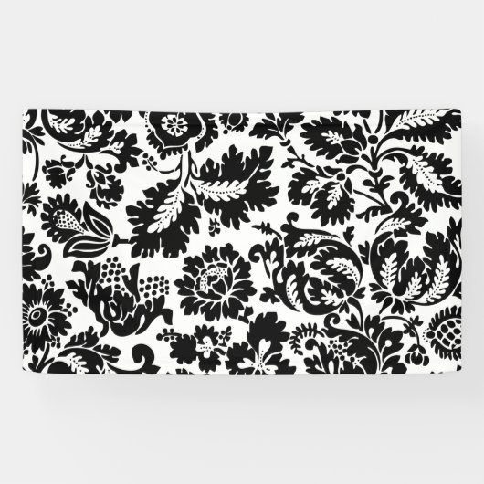 William Morris Venezianisch Damask Brocade Banner (Horizontal)