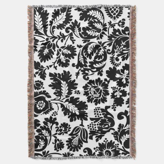 William Morris Venezianisch Damask Brocade Decke (Vorderseite Vertikal)