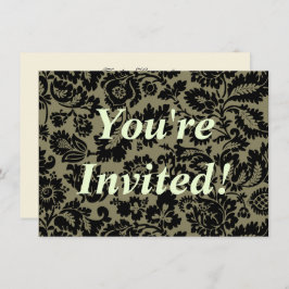 William Morris Venezianisch Damask Brocade Einladung