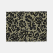 William Morris Venezianisch Damask Brocade Fleecedecke (Vorderseite (Horizontal))
