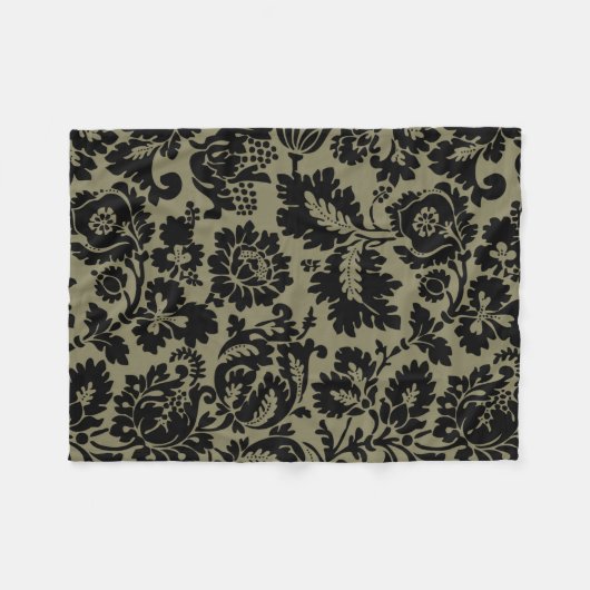 William Morris Venezianisch Damask Brocade Fleecedecke (Vorderseite (Horizontal))