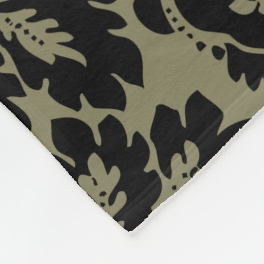 William Morris Venezianisch Damask Brocade Fleecedecke (Ecke)