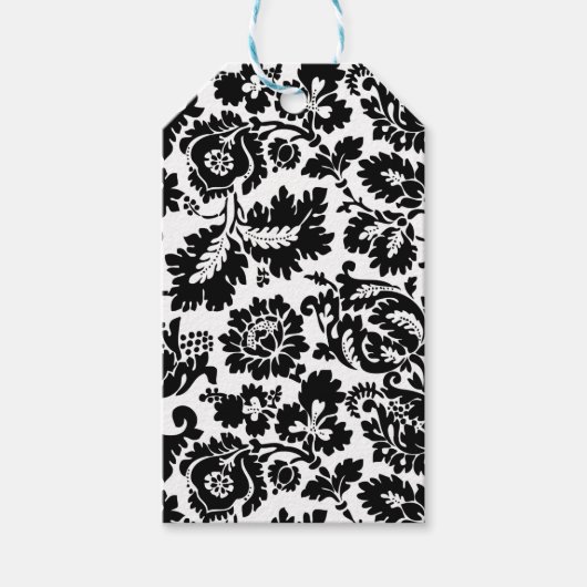 William Morris Venezianisch Damask Brocade Geschenkanhänger (Vorderseite)