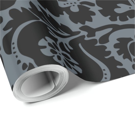 William Morris Venezianisch Damask Brocade Geschenkpapier (Rolleneckpunkt)