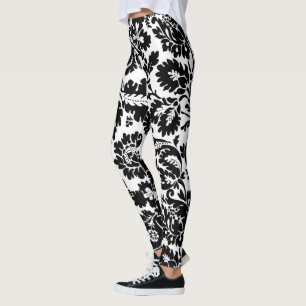 William Morris Venezianisch Damask Brocade Leggings