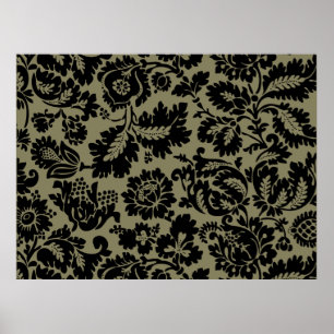 William Morris Venezianisch Damask Brocade Poster