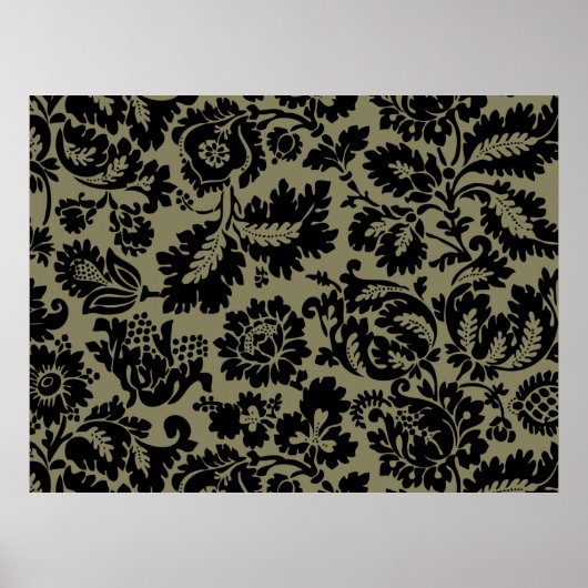William Morris Venezianisch Damask Brocade Poster (Vorne)