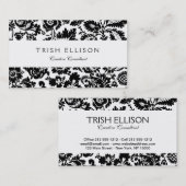 William Morris Venezianisch Damask Brocade Visitenkarte (Vorne/Hinten)
