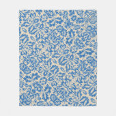 William Morris venezianischer Blumen-Damaskus-Brok Fleecedecke (Vorderseite)