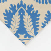 William Morris venezianischer Blumen-Damaskus-Brok Fleecedecke (Ecke)