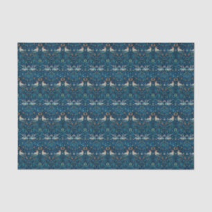 William Morris - Viele Vögel und Blumenmuster Seidenpapier