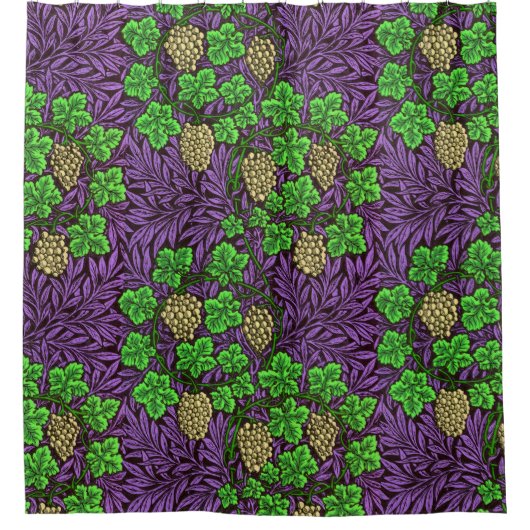 William Morris "Vine 2 Duschvorhang (Vorderseite)