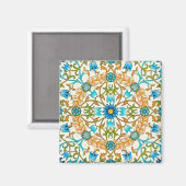 William Morris - Vine, berühmtes Muster, Magnet (Vorderseite/Rückseite)