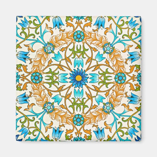 William Morris - Vine, berühmtes Muster, Magnet (Vorne)