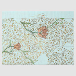 William Morris VINE und TULIP AQUA Tissue Paper Seidenpapier