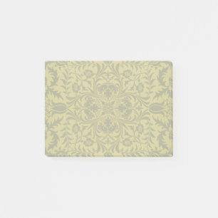 William Morris Vine Vintag Brown Blume Pattern Post-it Klebezettel