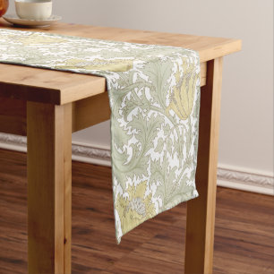 William Morris Vintag Anemone Floral Pattern Kurzer Tischläufer