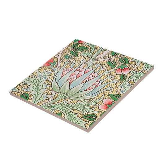 William Morris Vintag Artichoke Floral Pattern Fliese (Seite)