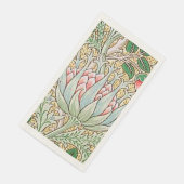 William Morris Vintag Artichoke Floral Pattern Serviette (Ecke)
