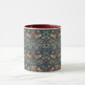 William Morris Vintag Birds Strawberry Diief Tasse (Zentrum)