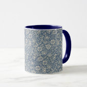 William Morris Vintag Bloral Blue Mallow Tasse (VorderseiteRechts)