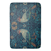William Morris Vintag Blue Birds Pattern  Badematte (Vorderseite Vertikal)