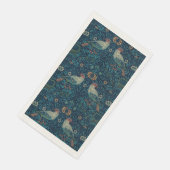 William Morris Vintag Blue Birds Pattern Serviette (Ecke)