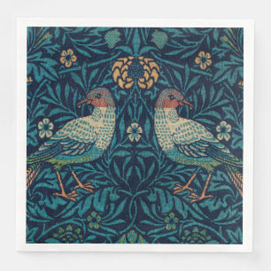 William Morris Vintag Blue Birds Pattern Serviette