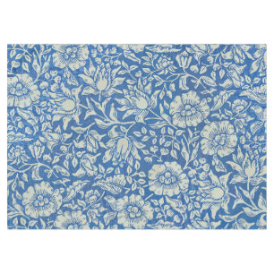 William Morris Vintag Blue Floral Pattern Tischdecke