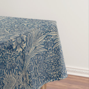 William Morris Vintag Blue Floral Pattern Tischdecke