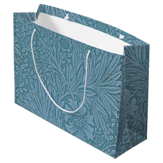 William Morris Vintag Blumen Blumen Große Geschenktüte (Rückseite Schrägansicht)