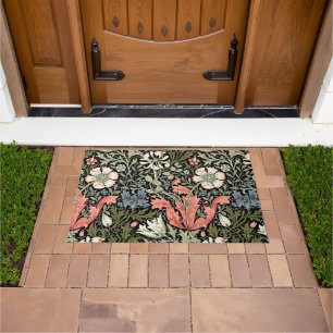 William Morris Vintag Compton Floral Pattern Fußmatte