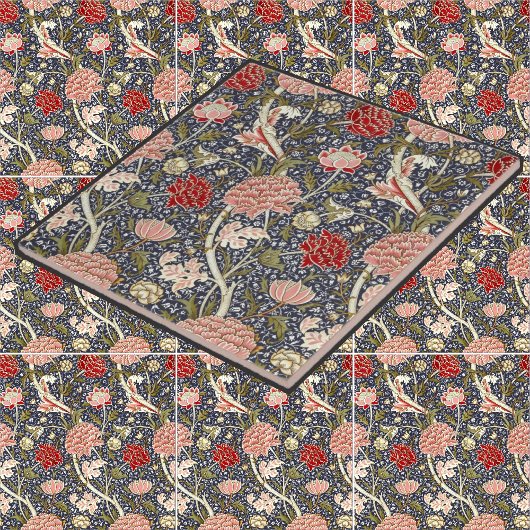 William Morris Vintag Cray Floral Pattern Fliese