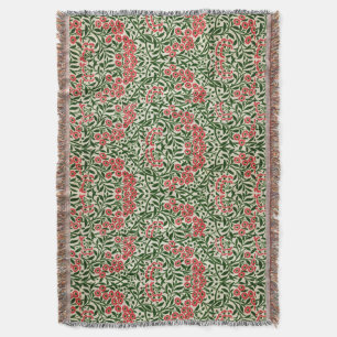 William Morris Vintag Daisy Blume Pink Green Decke