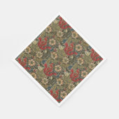 William Morris Vintag Elegantes Blumenmuster Serviette (Ecke)