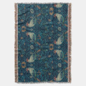 William Morris Vintag Floral Bird Decke (Vorderseite Vertikal)