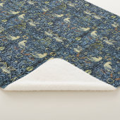 William Morris Vintag Floral Bird Sherpadecke (3/4)