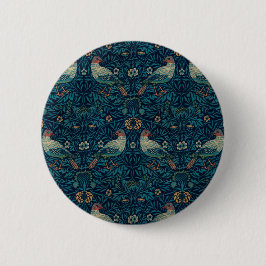 William Morris Vintag Floral Birds Button