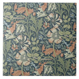 William Morris Vintag Floral Blue Green Compton Fliese