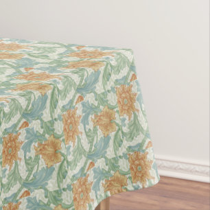 William Morris Vintag Floral Blue Single Stem Tischdecke