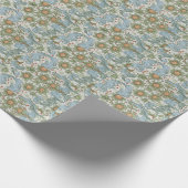 William Morris Vintag Floral Green Geschenkpapier (Ecke)