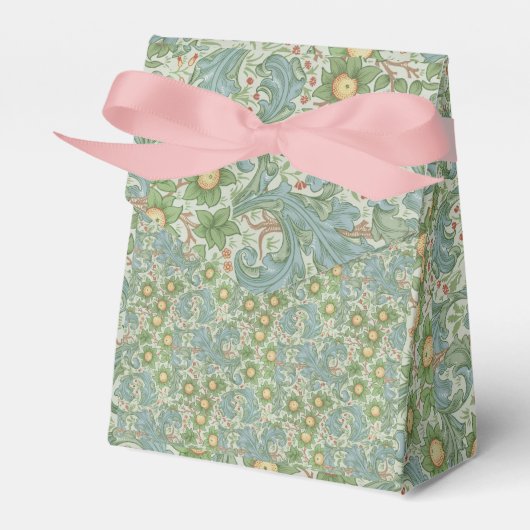 William Morris Vintag Floral Green Geschenkschachtel (Vorderseite)