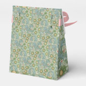 William Morris Vintag Floral Green Geschenkschachtel (Rückseite)