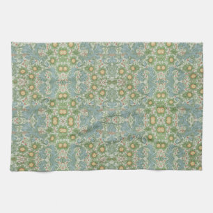 William Morris Vintag Floral Green Geschirrtuch