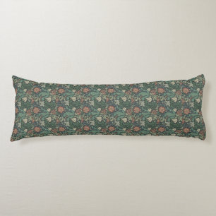 William Morris Vintag Floral Pink Green Compton Seitenschläferkissen
