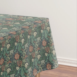William Morris Vintag Floral Pink Green Compton Tischdecke