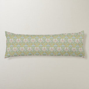 William Morris Vintag Floral Pink Green Myrte Seitenschläferkissen