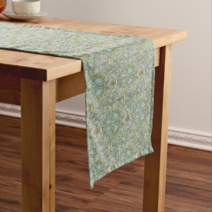 William Morris Vintag Floral Spring Thicket Kurzer Tischläufer